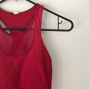 Lululemon mesh with me tank